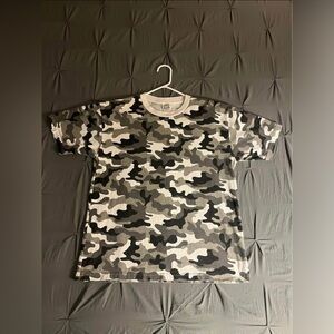 Pro Club White, Black & Grey Camo T-Shirt